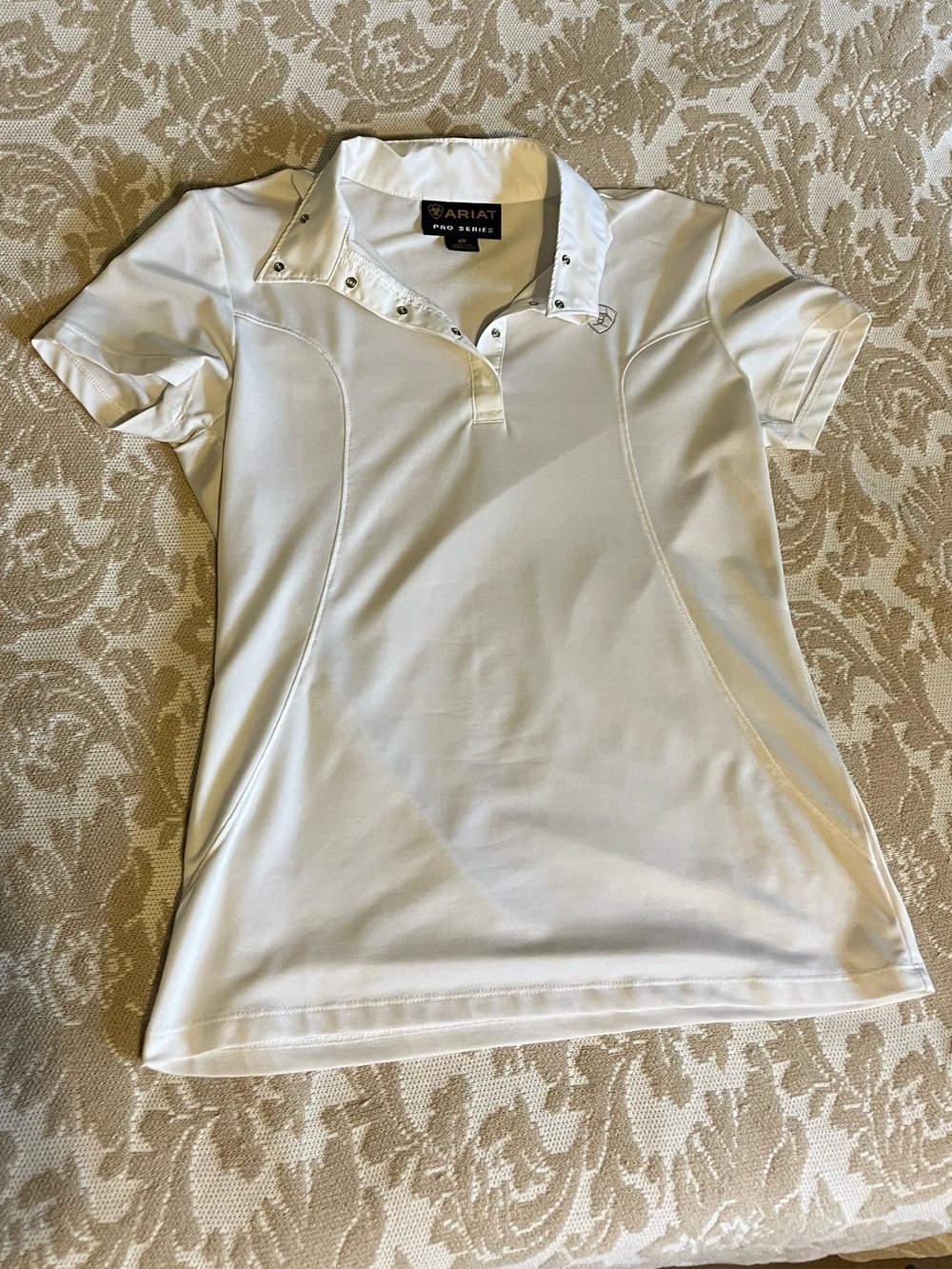 Ariat White Pro Series Polo Shirt